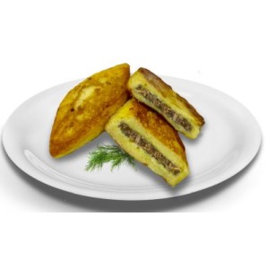 Šaldyti žemaičių blynai su grybais, Food haus, 40 vnt x 170 g, 6,8 kg
